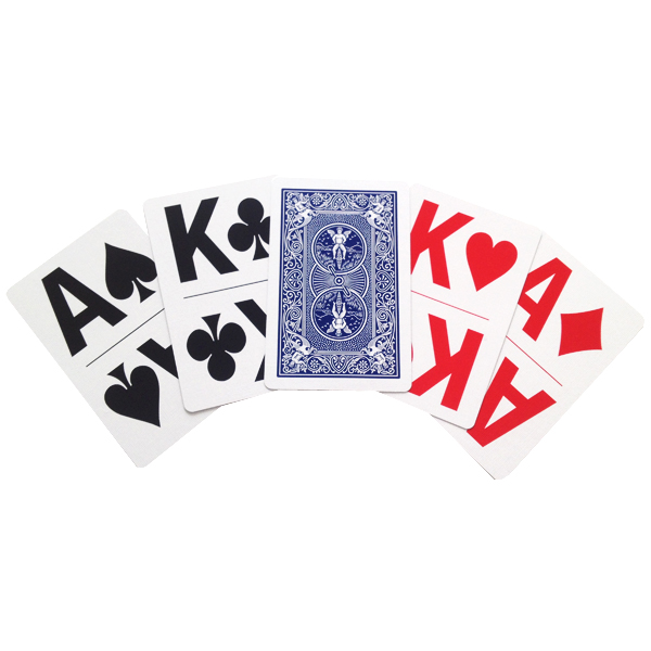 Bicycle Large Print Playing Cards - Standard Size Bridge Cards - Click Image to Close